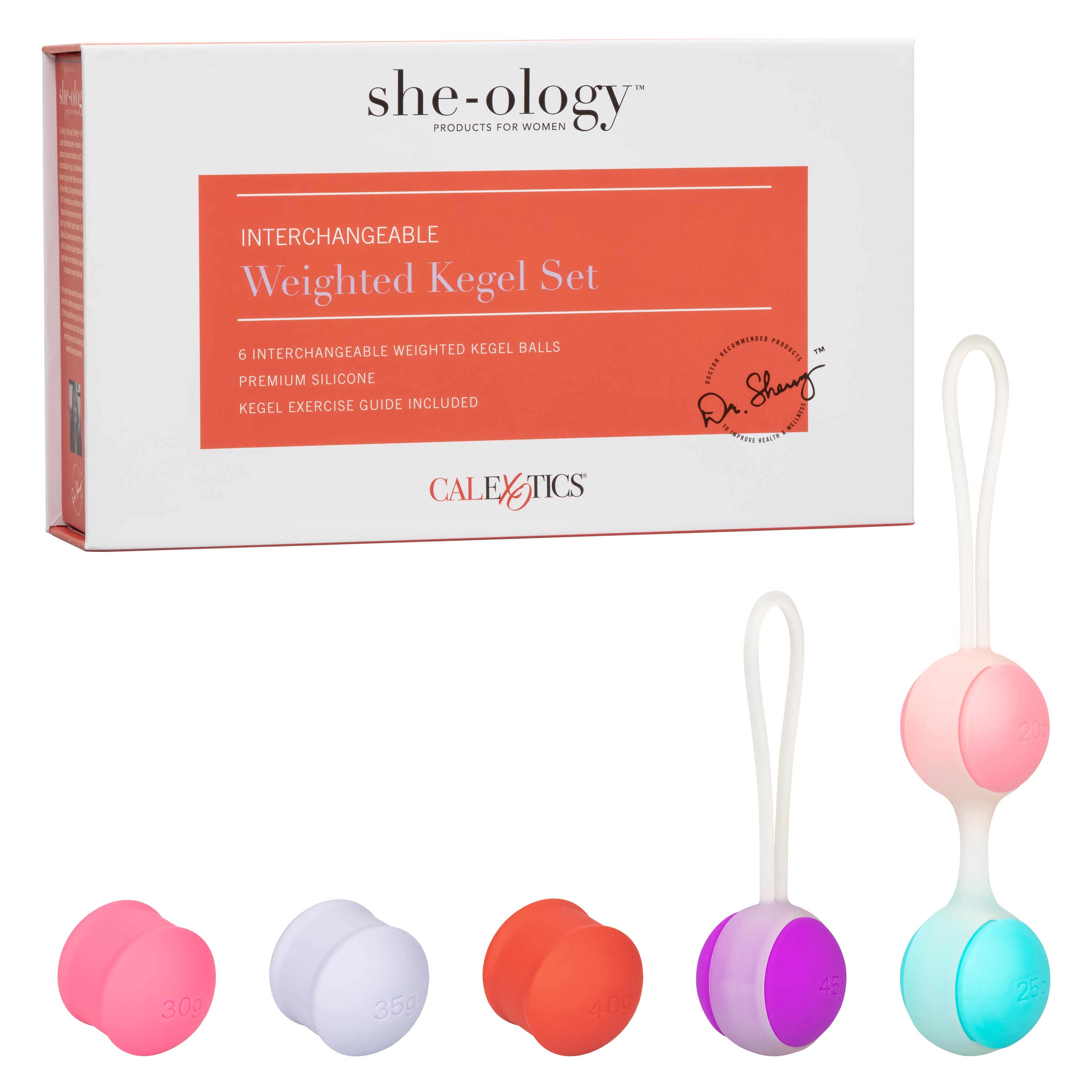 she-ology she-ology Products Wellness – Interchangeable Kegel Sexual Set